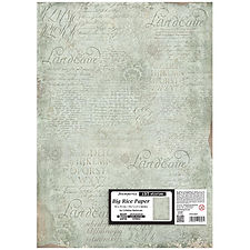 Big Rice paper cm 50X70 - manuscript pattern