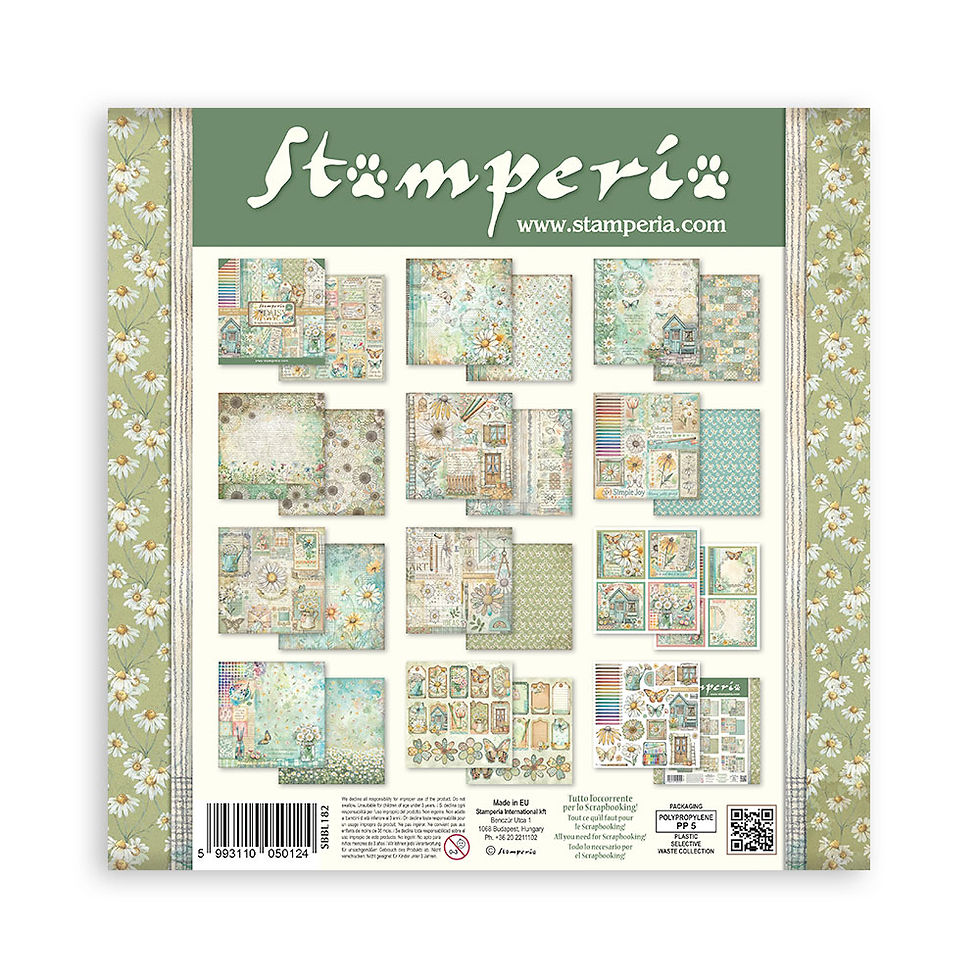 Thumbnail: Scrapbooking Pad 10 sheets cm 30,5x30,5 (12"x12") - Daisy Art