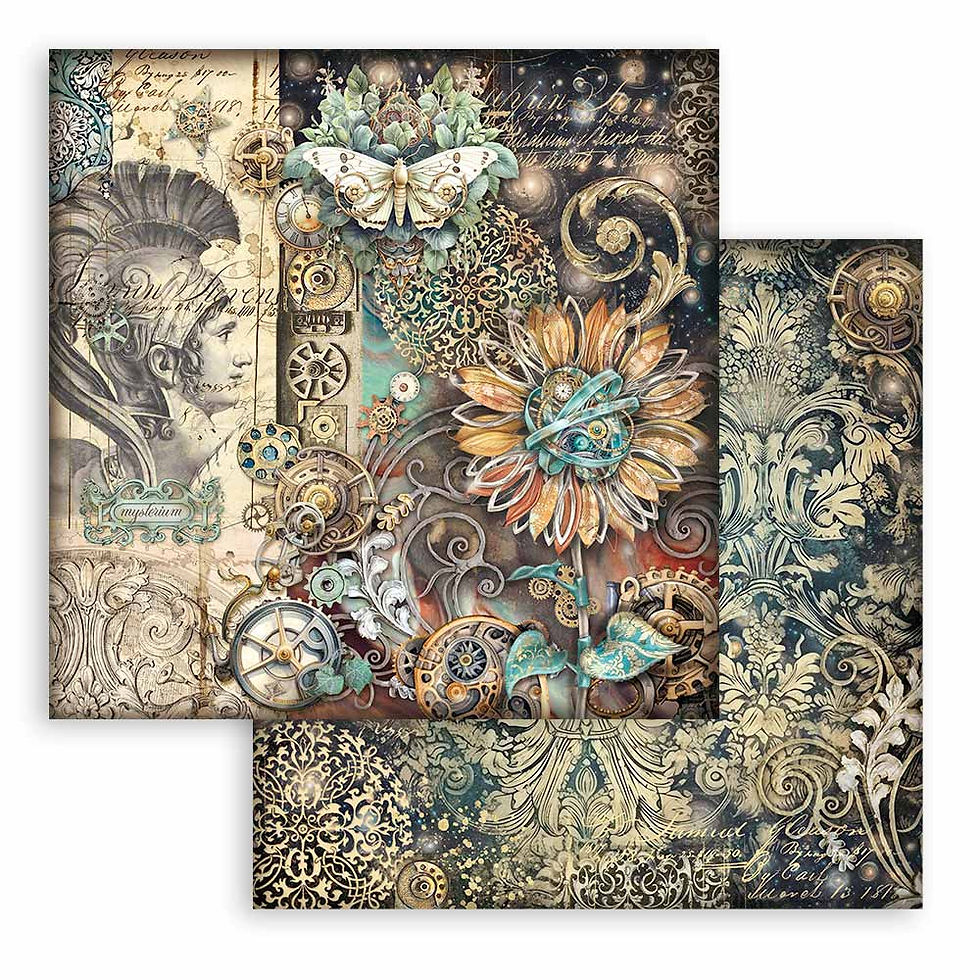 Thumbnail: Scrapbooking Pad 10 sheets cm 30,5x30,5 - Sir Vagabond in Fantasy World