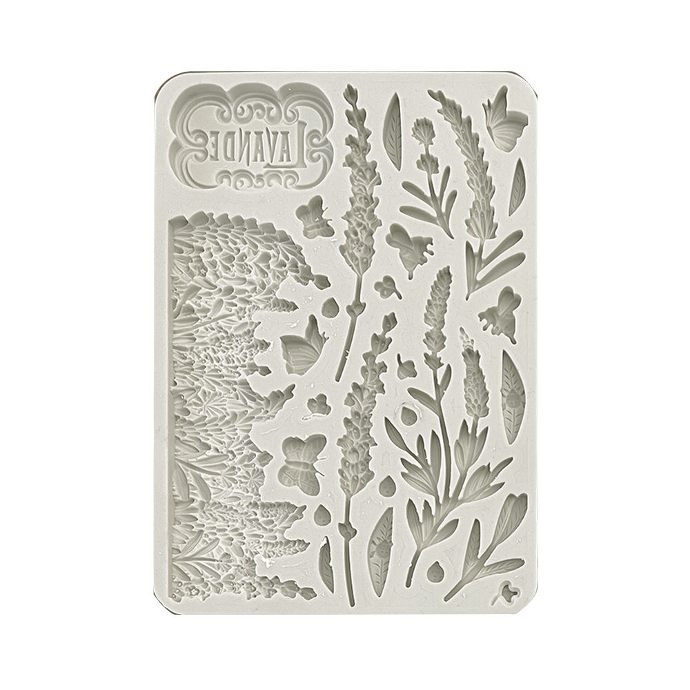 Silicon mold A5 - Lavender elements