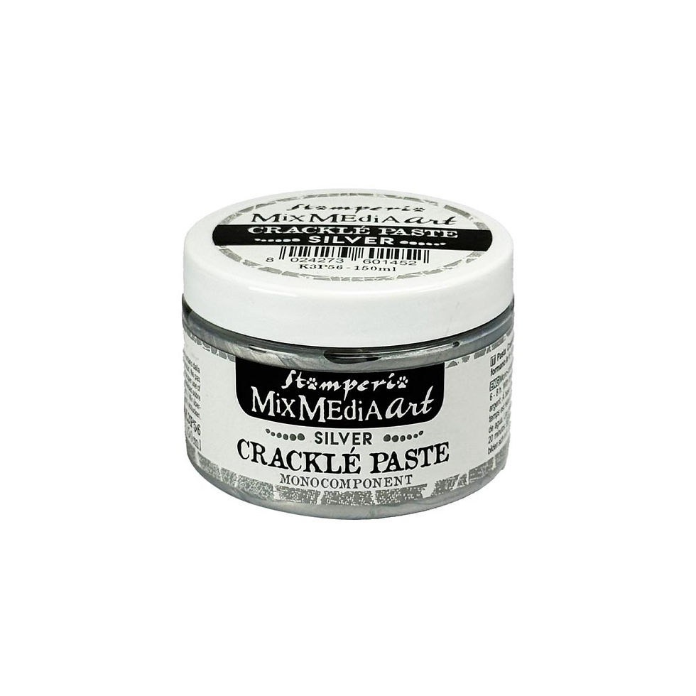 Crackle Paste monocomponent ml 150 - Silver