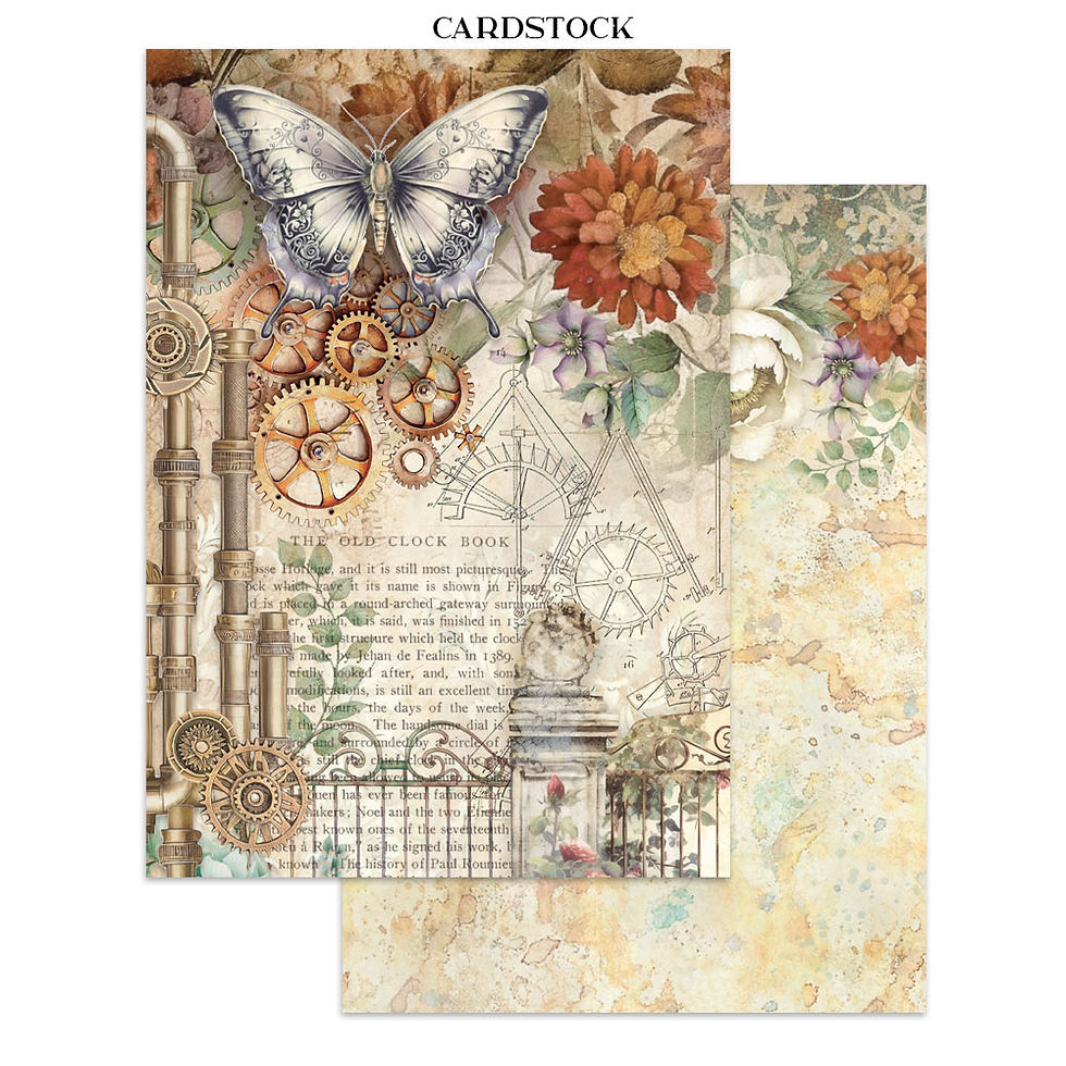 Miniatura: Junk Journal Focus Points A5 - Gardens of Time