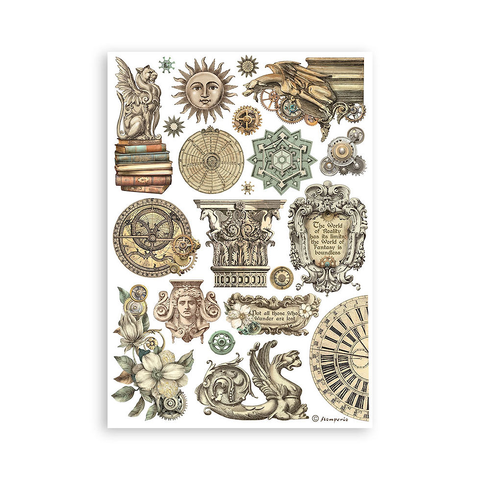 Thumbnail: Washi pad 8 sheets A5 - Sir Vagabond in Fantasy World