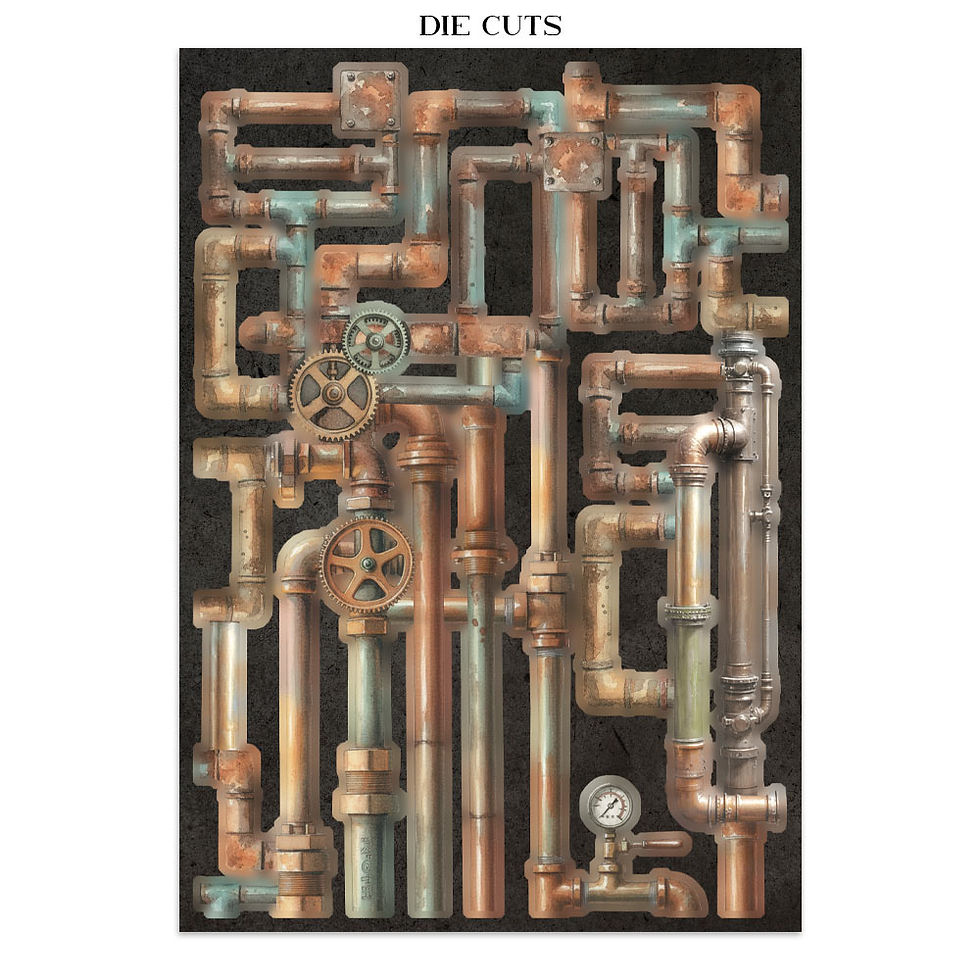 Miniatura: Junk Journal Focus Points A5 - Gardens of Time