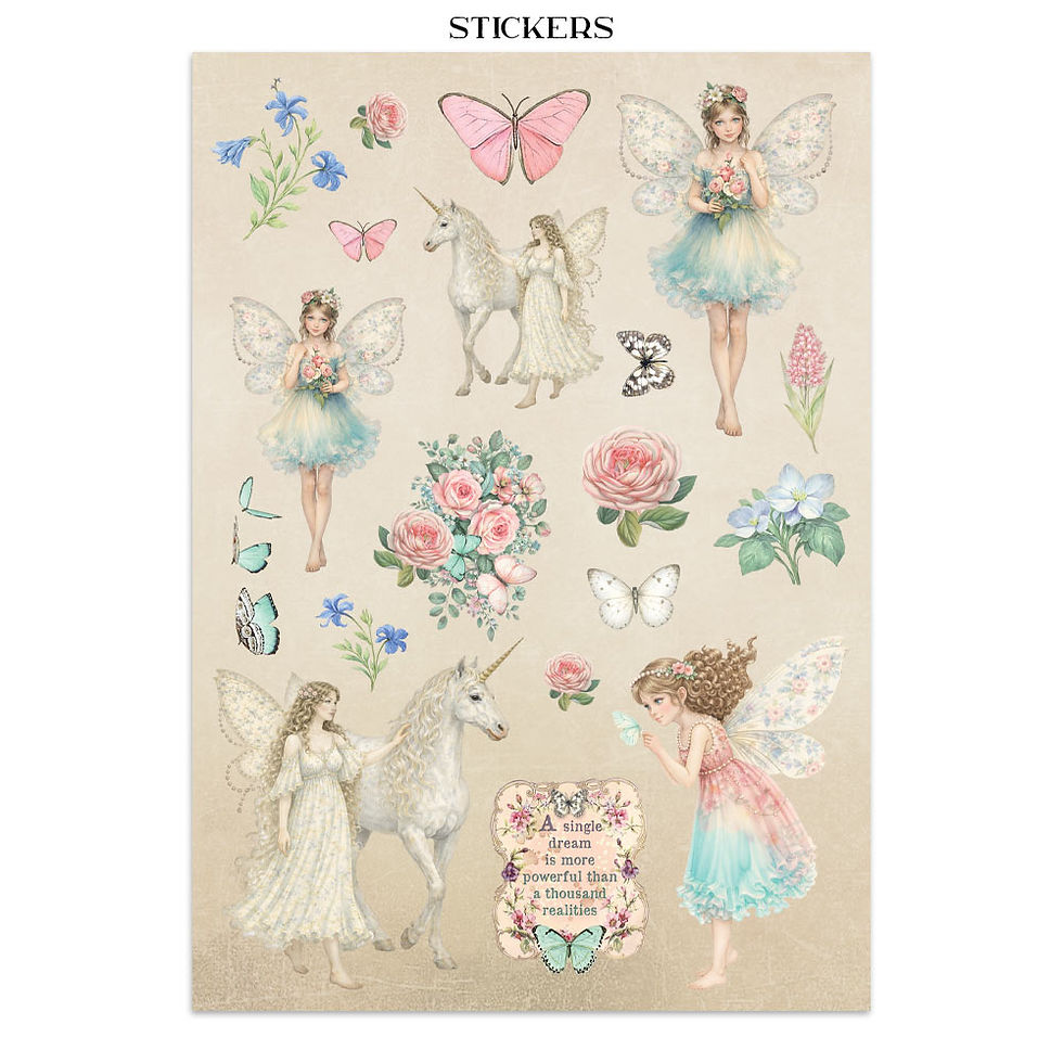 Miniatura: Printed Art Junk journal -  Wonderland