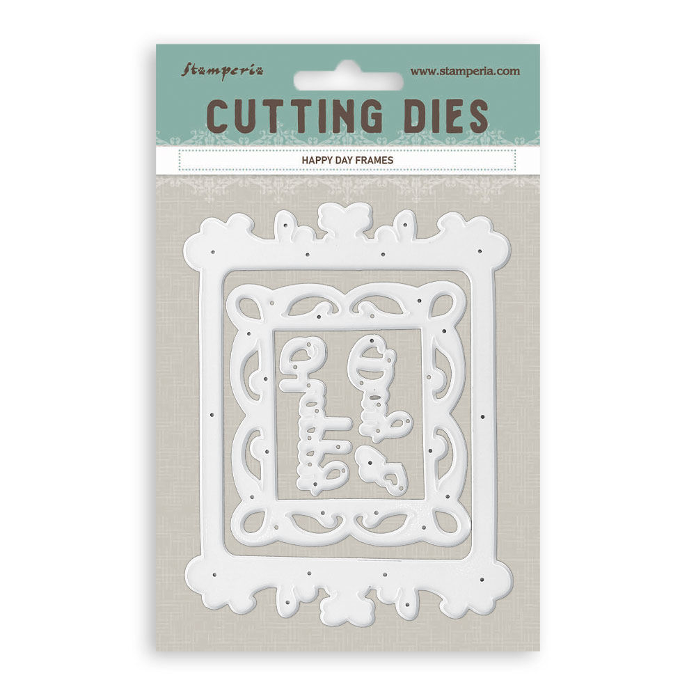 Cutting Dies for paper crafting A6 - Happy Day frames