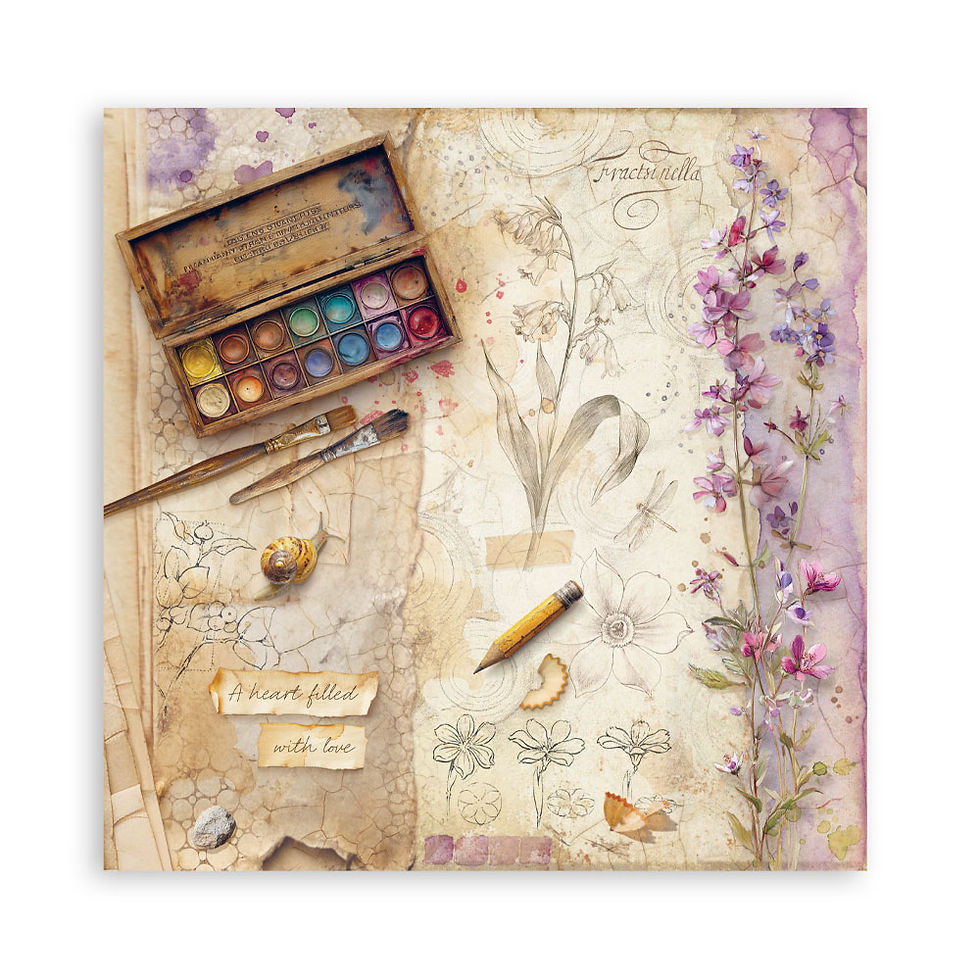 Thumbnail: Scrapbooking Pad 22 sheets 12"x12" Single face - All Around