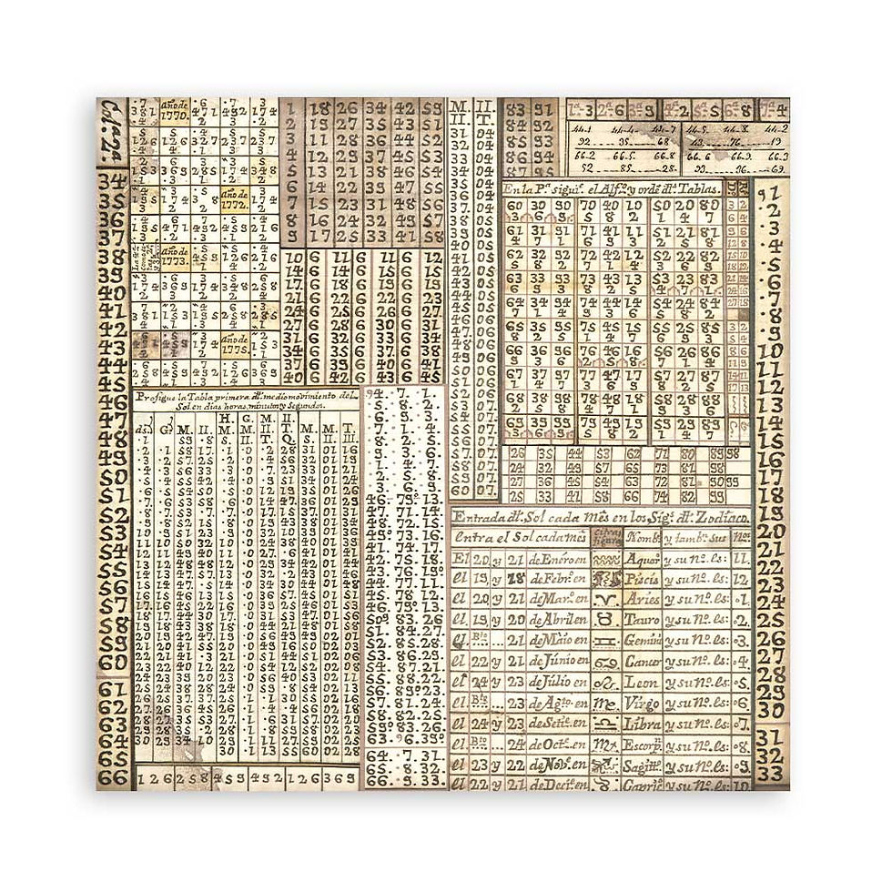 Thumbnail: Scrapbooking Pad 22 sheets cm 20,3X20,3 (8"X8") Single Face Fortune