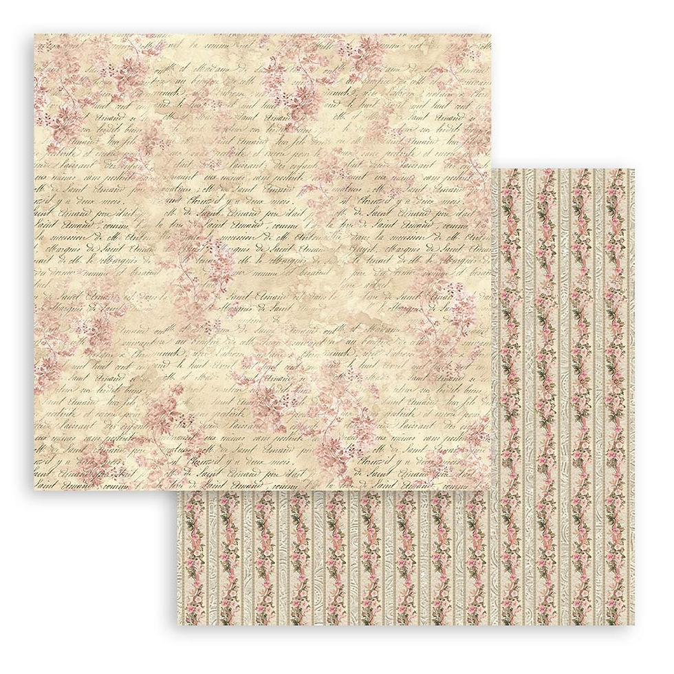 Miniatura: Scrapbooking Pad 10 sheets cm 30,5x30,5 (12"x12") - Shabby Rose