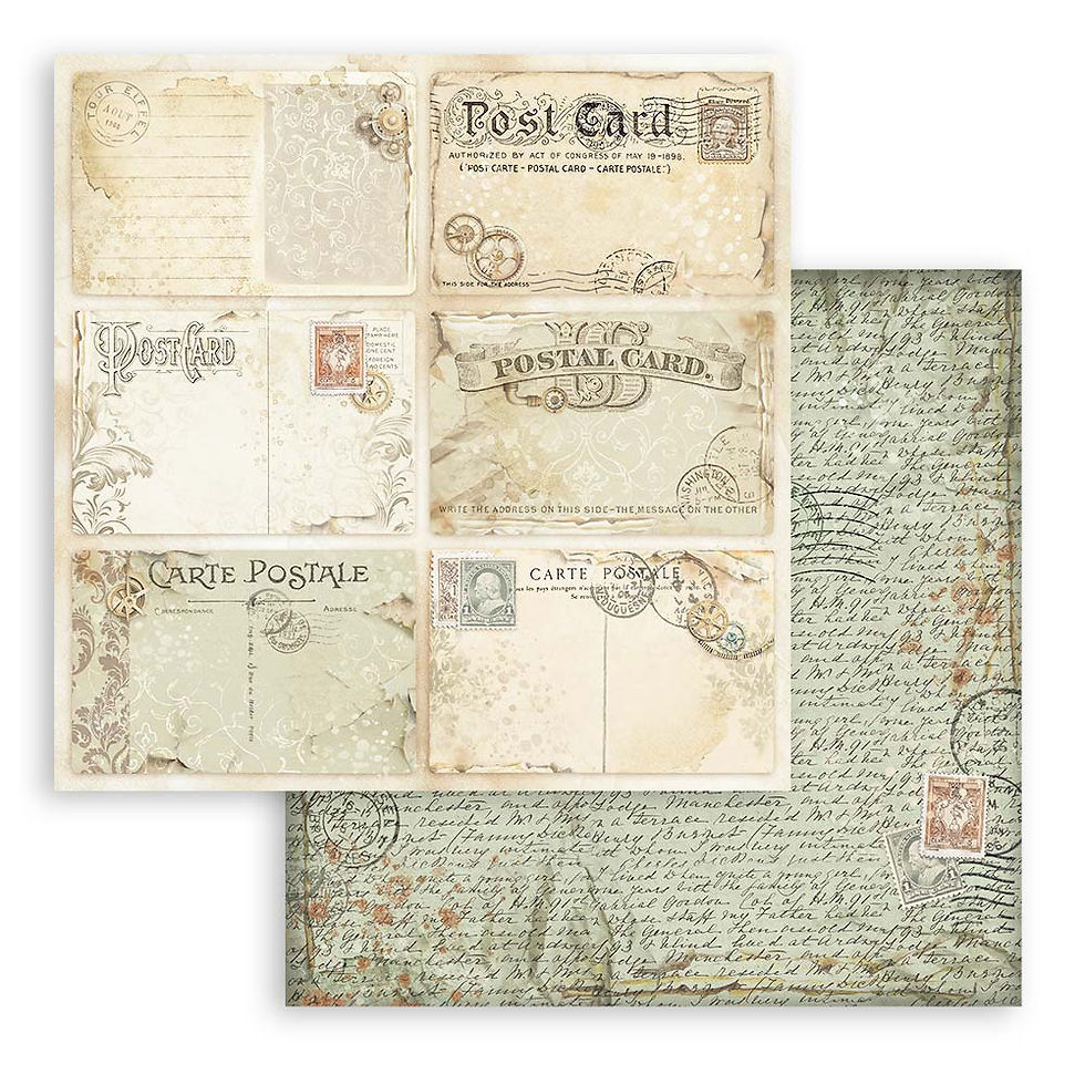 Thumbnail: Scrapbooking Small Pad  (8"X8") Backgrounds Selection - Alterego