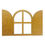 Miniatura: Crafty shapes: Golden Harmony Window