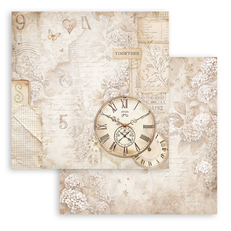 Miniatura: Scrapbooking Small Pad 10 sheets cm 20,3X20,3 (8"X8") - Quiet Days