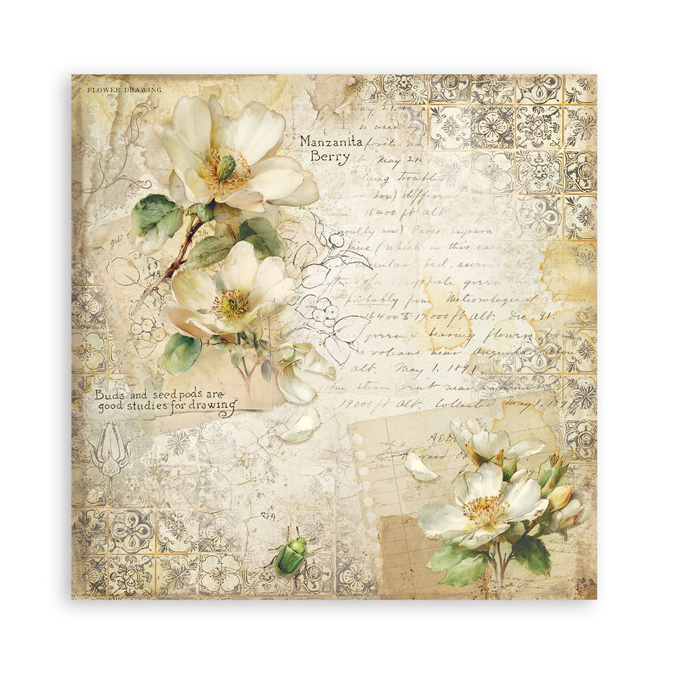 Thumbnail: Scrapbooking Printed Pad for Art and Craft 22 sheets8"X8" Single Face All Around