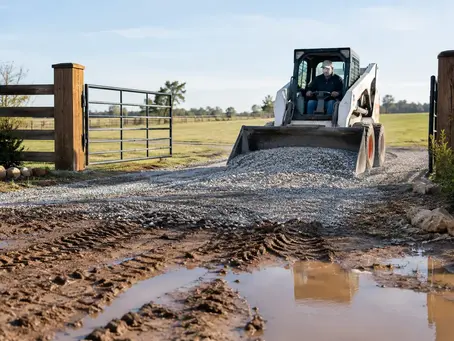 How to Stabilize a Muddy Ranch Entrance Right