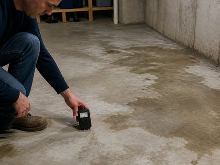 How to Detect Moisture in Concrete Basement Floors