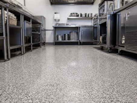 Benefits of Polymer Flake Flooring for Commercial Kitchens