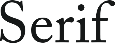 Ejemplo Tipografía Serif