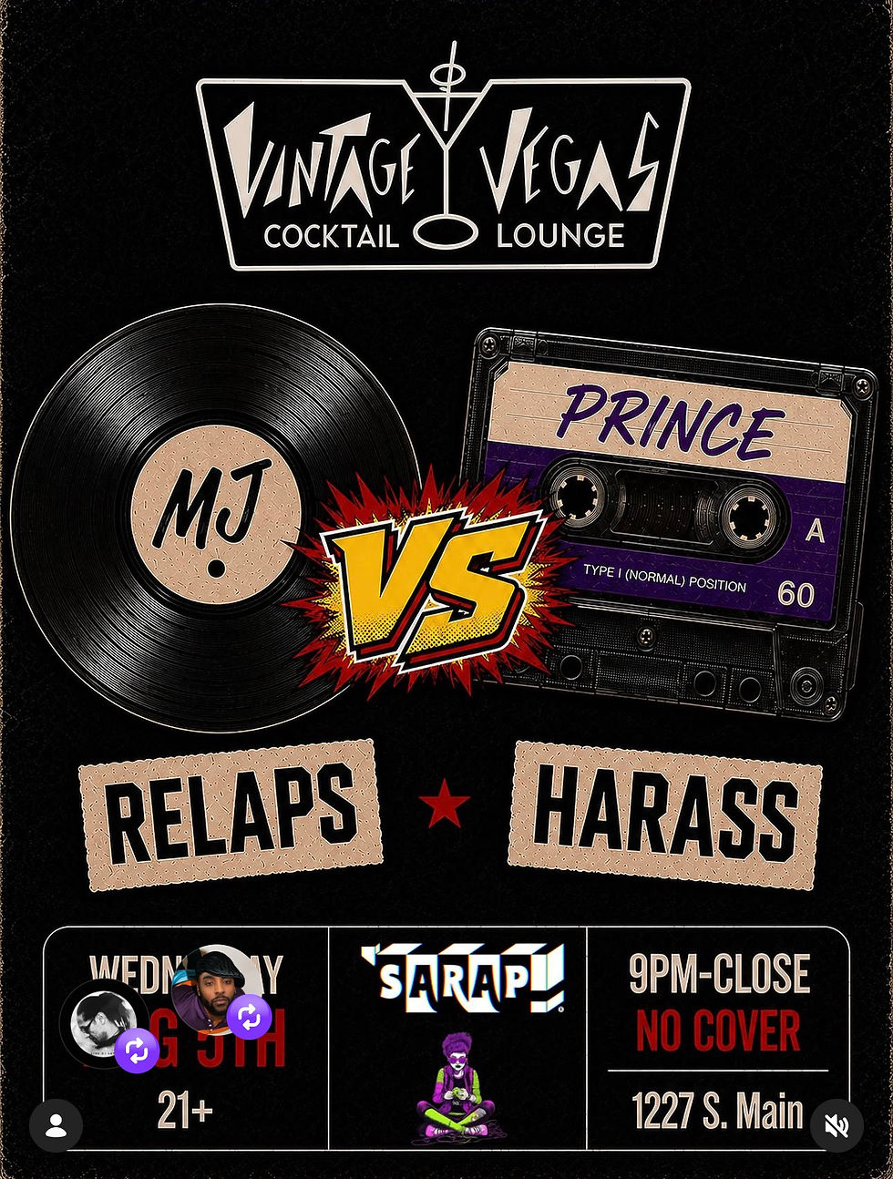 DJ battle at Vintage Vegas!