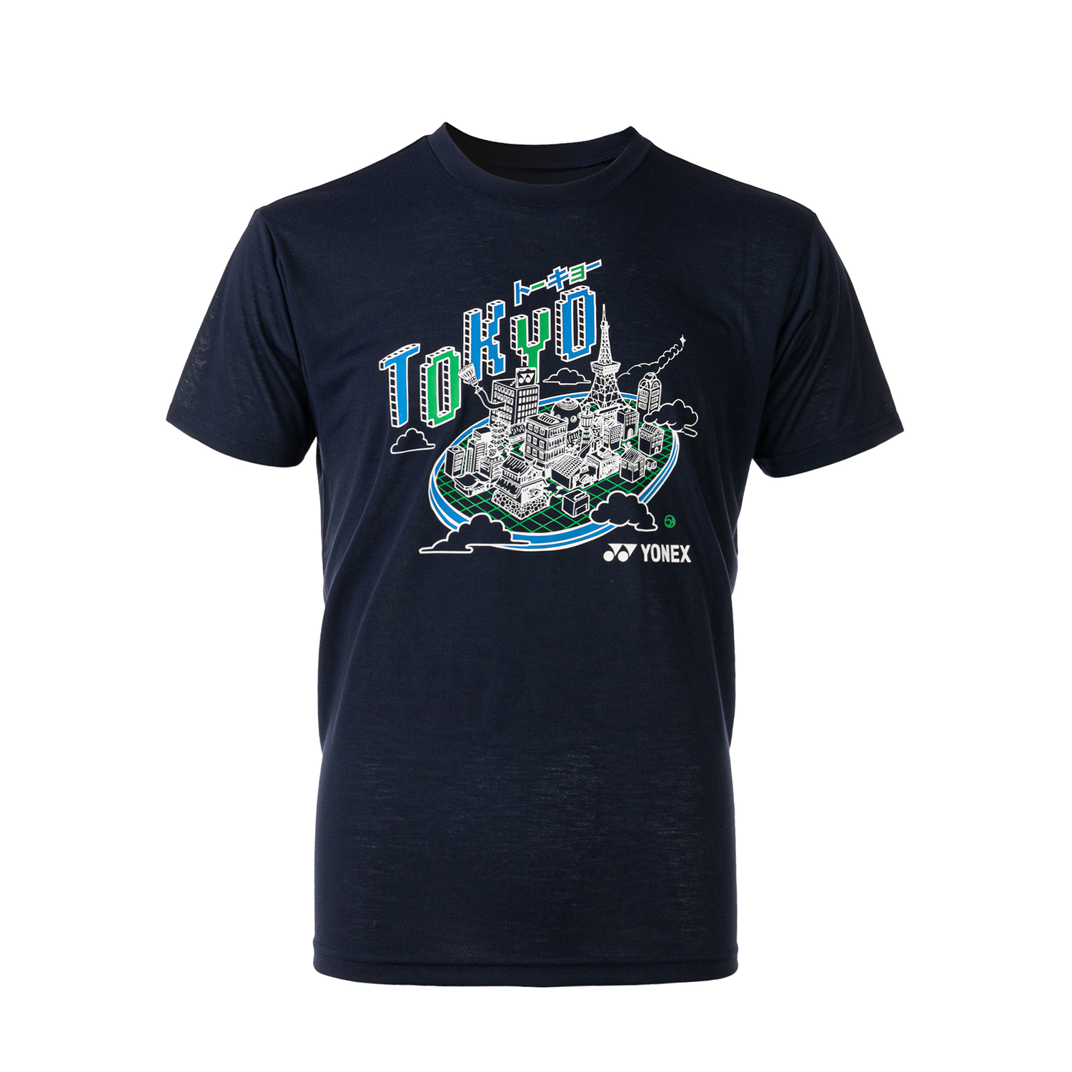 YONEX OLYMPIC TOKYO 2020 SOUVENIR SHIRT - NAVY BLUE