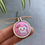 Thumbnail: Bespoke embroidery necklace 3cmx3.5cm