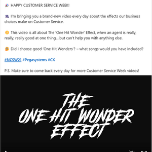 Product Awareness: National Customer Service Week