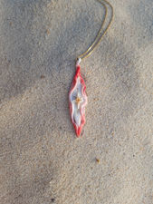 Porcelain Vulva imbued with light codes
