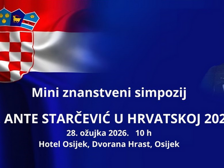 Mini znanstveni simpozij o dr. Anti Starčeviću u Osijeku