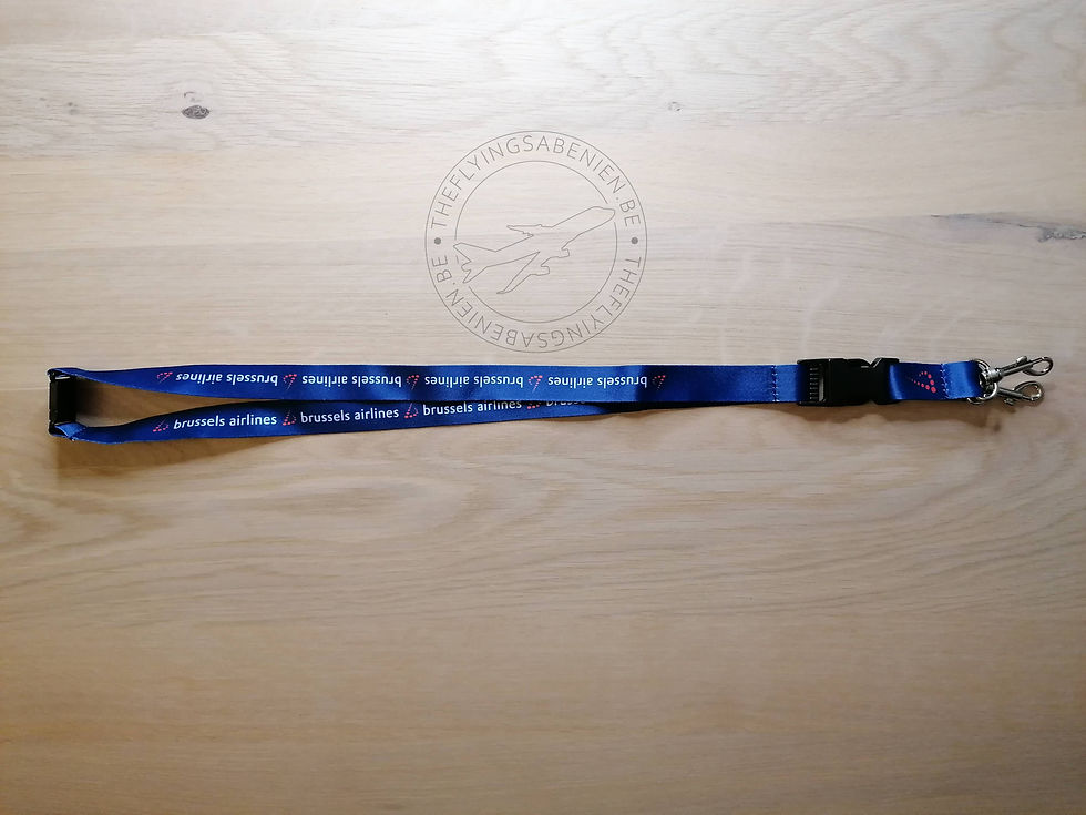 Прев'ю: Brussels Airlines Lanyard Keycord Sleutelhanger 2H