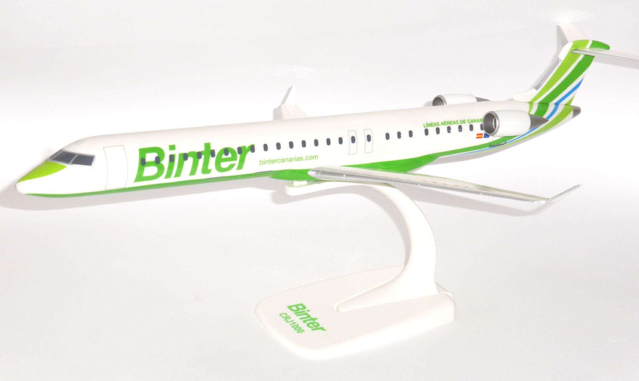 Binter Canarias Líneas aéreas Scale 1-100 model Bombardier CRJ-1000 CL-600-2E25