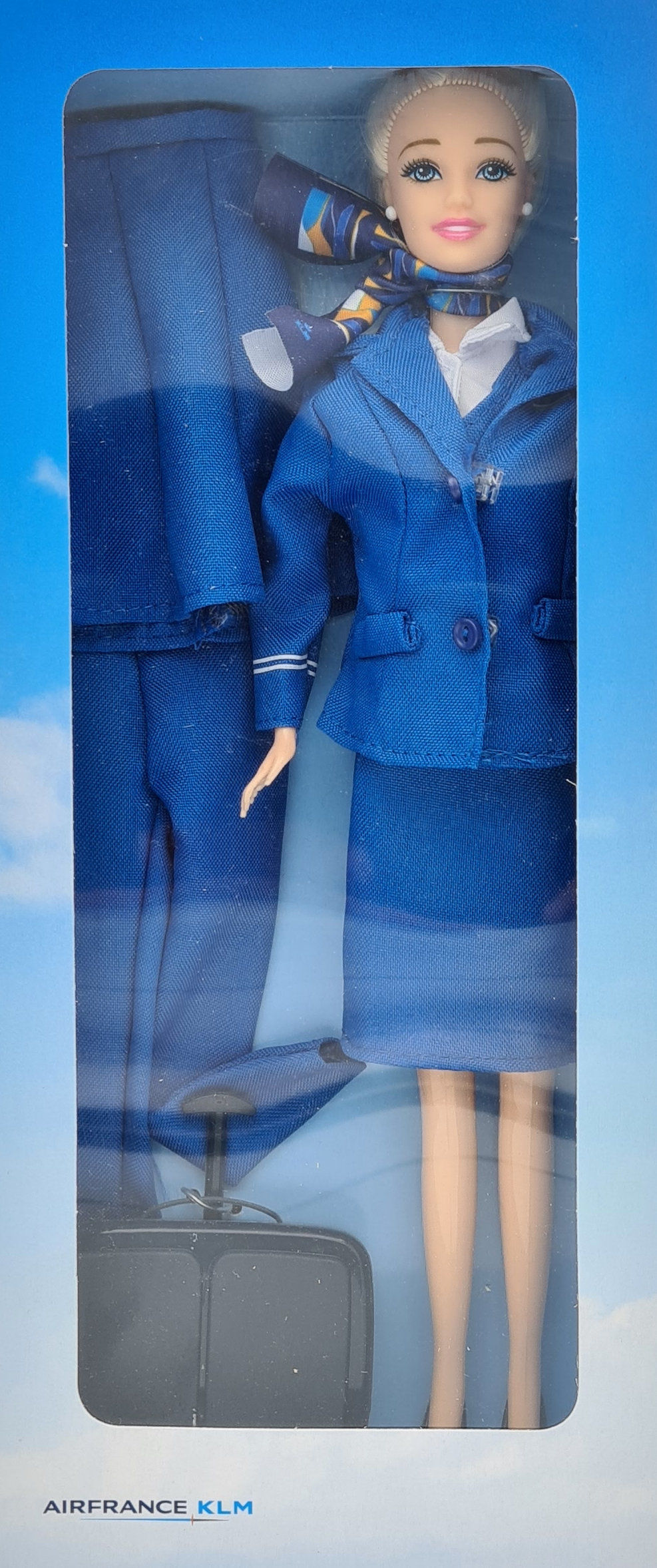 KLM - Royal Dutch Airlines Doll Flight Attendant Doll - Stewardess Pop - Poupée