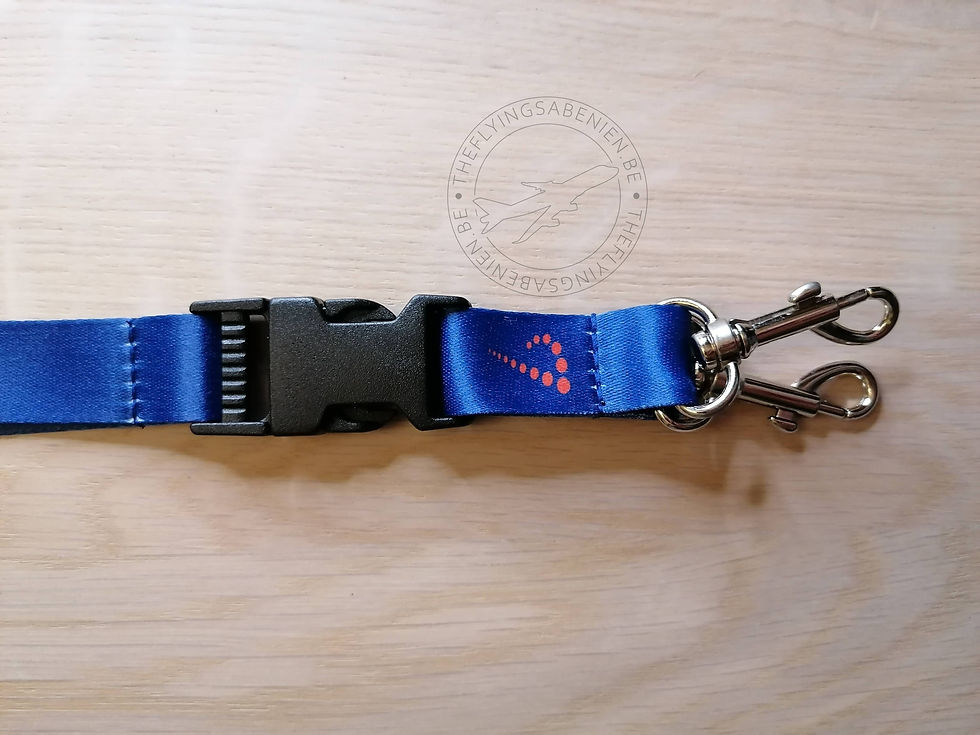 Прев'ю: Brussels Airlines Lanyard Keycord Sleutelhanger 2H