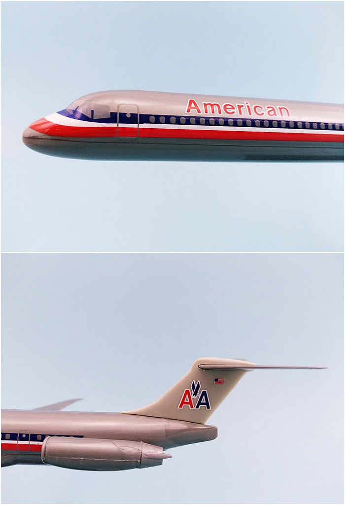 Miniatyrbild: American Airlines Scale 1-200 model McDonnell Douglas MD-83 N832RA