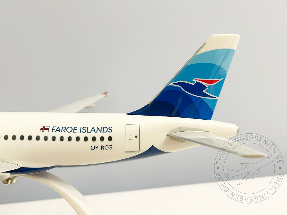 Miniatyrbild: Atlantic Airways Scale 1-100 model Airbus A319-100 OY-RCG