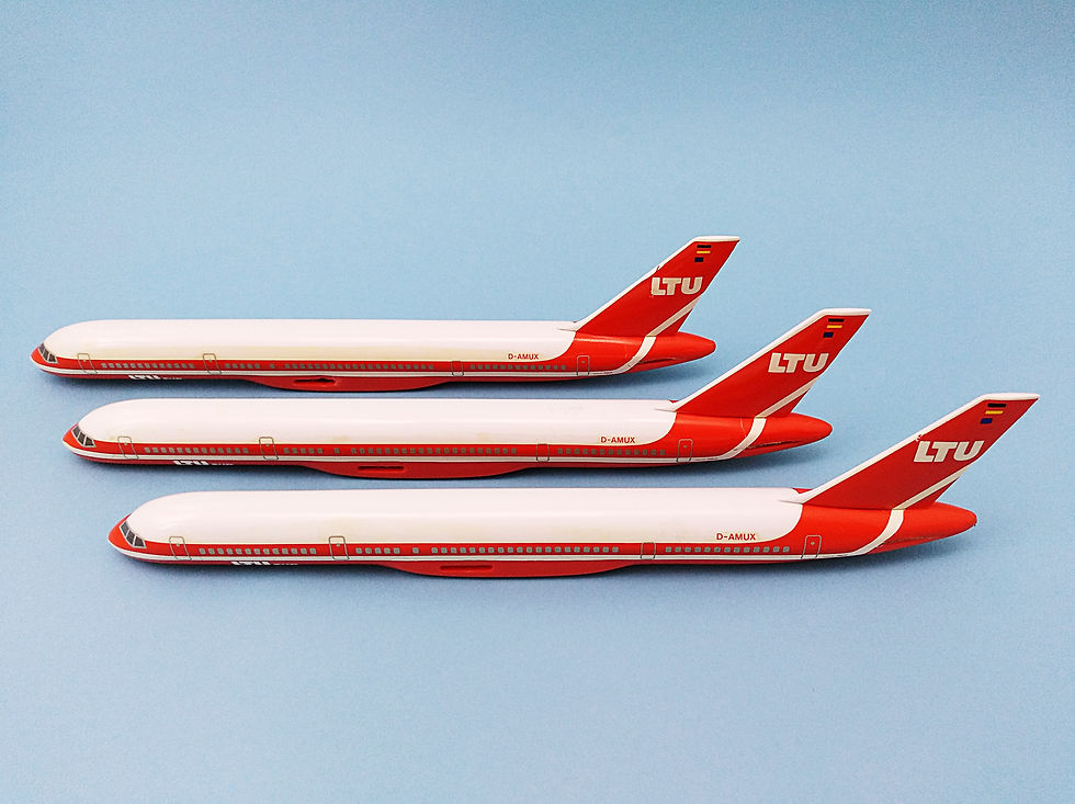 Thumbnail: LTU Süd Scale 1-200 model Boeing B757-200 D-AMUX (Sale model N°45)