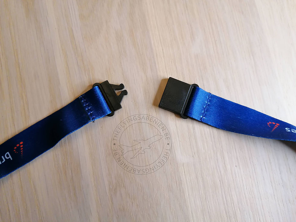 Прев'ю: Brussels Airlines Lanyard Keycord Sleutelhanger 2H