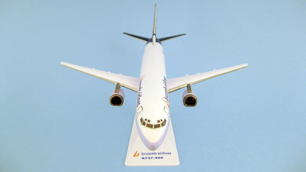 Thumbnail: Brussels Airlines Scale 1-180 model Boeing B737-400