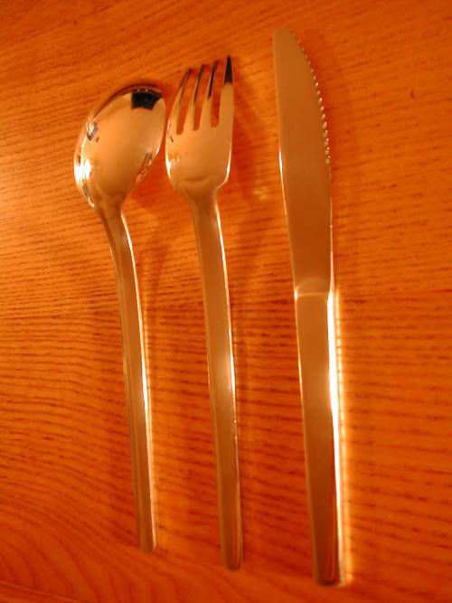 Μικρογραφία: Sabena Cutlery 1970's Silver Plated First Class Set of 3pcs