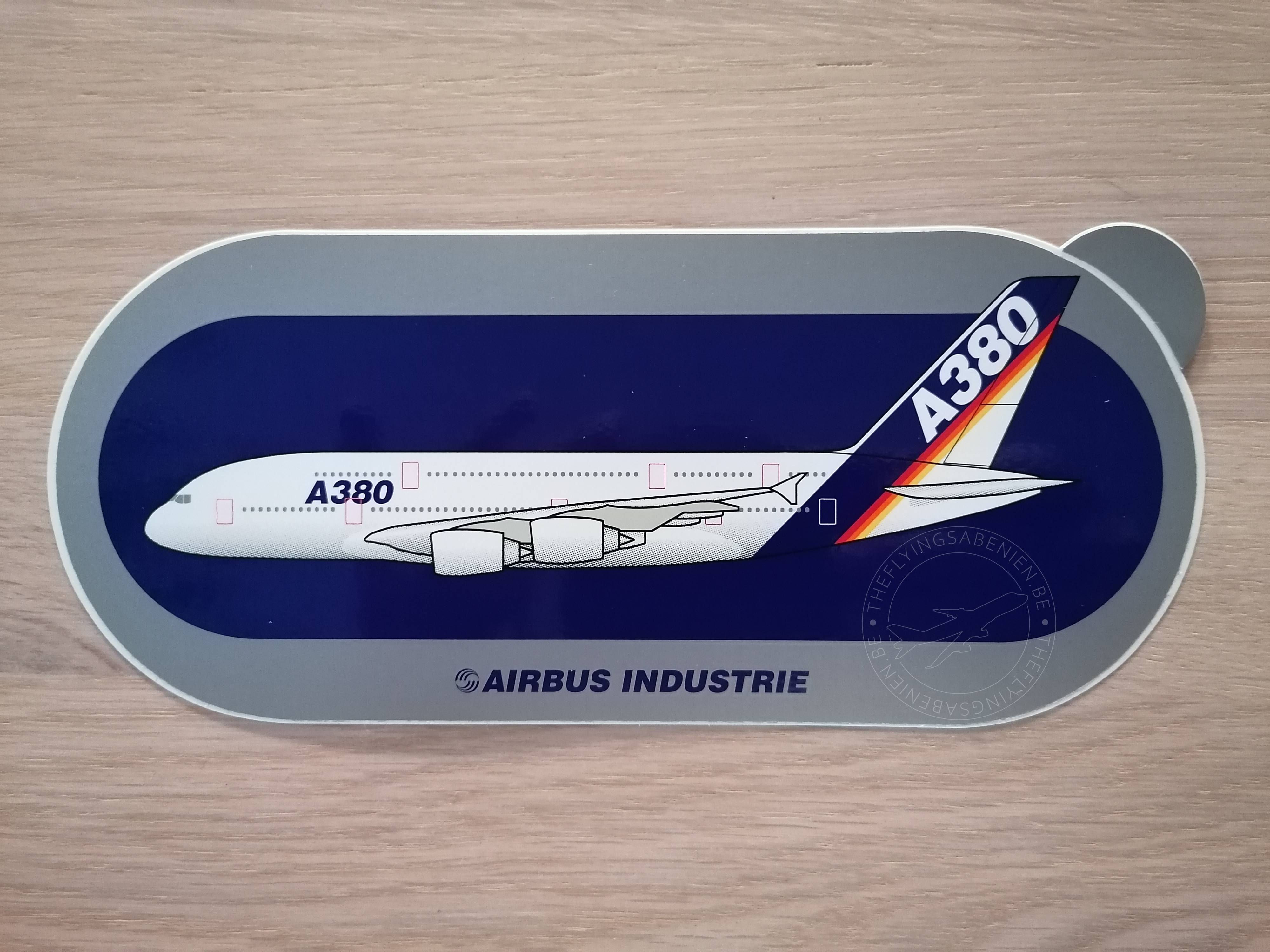 Airbus Industrie Sticker #02 Airbus A380 9x21