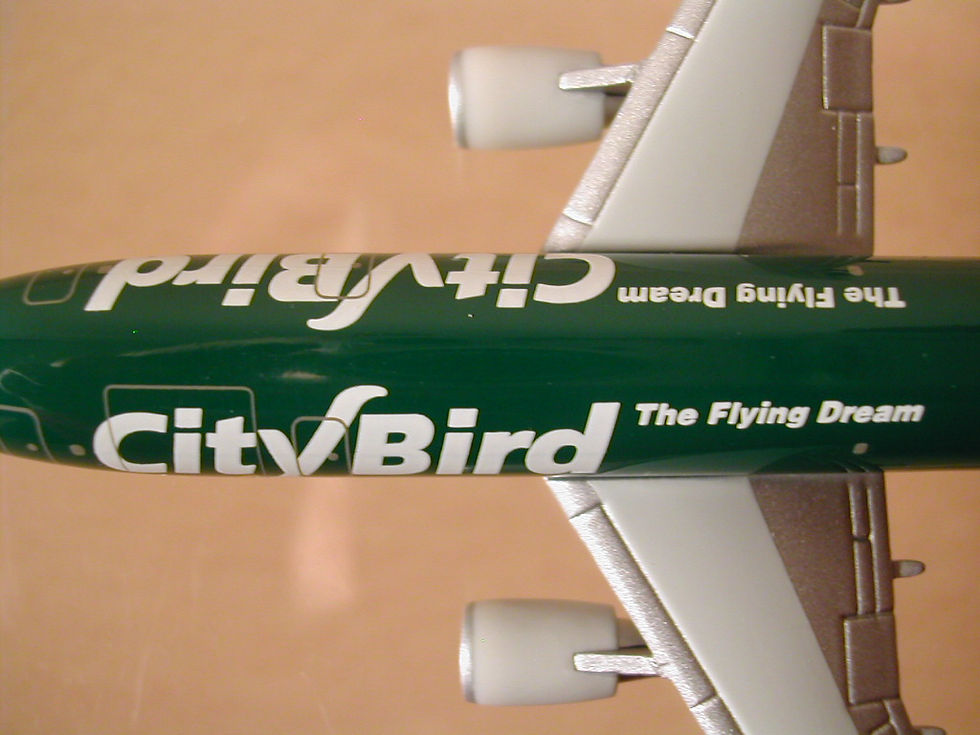 תמונה ממוזערת: City Bird Scale 1-500 model diecast Airbus A300C4-605R Cargo OO-CTT