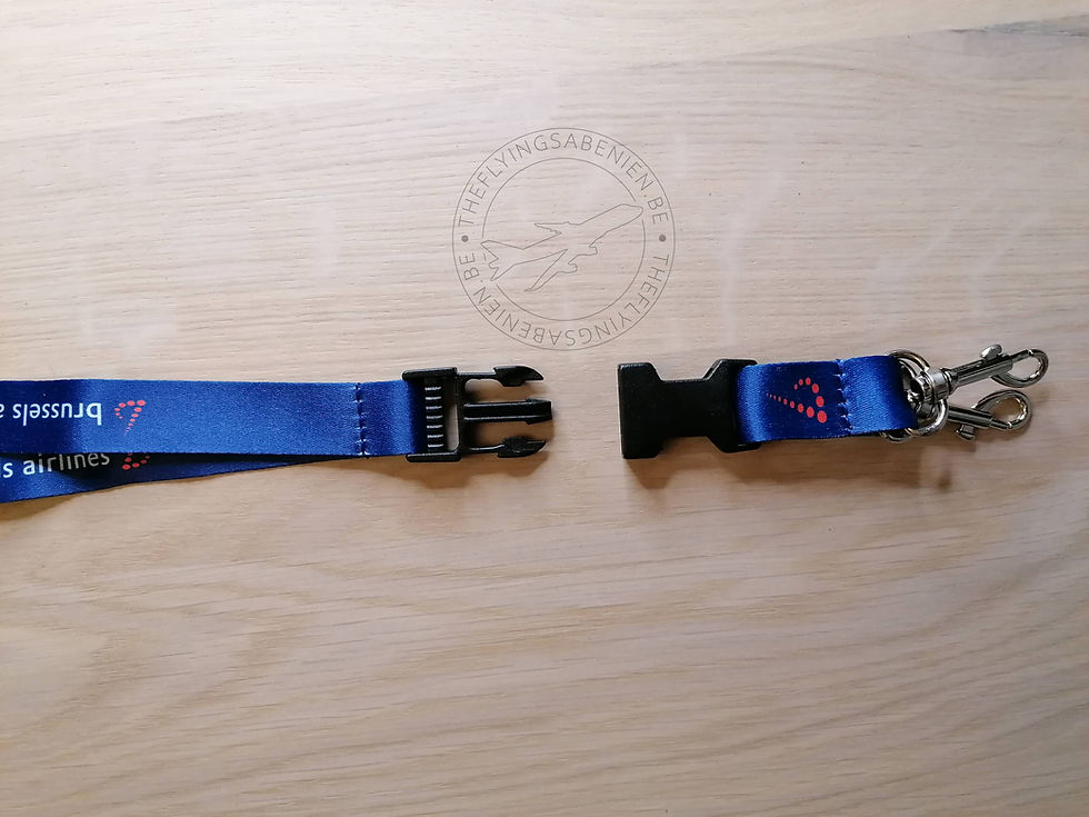 Прев'ю: Brussels Airlines Lanyard Keycord Sleutelhanger 2H