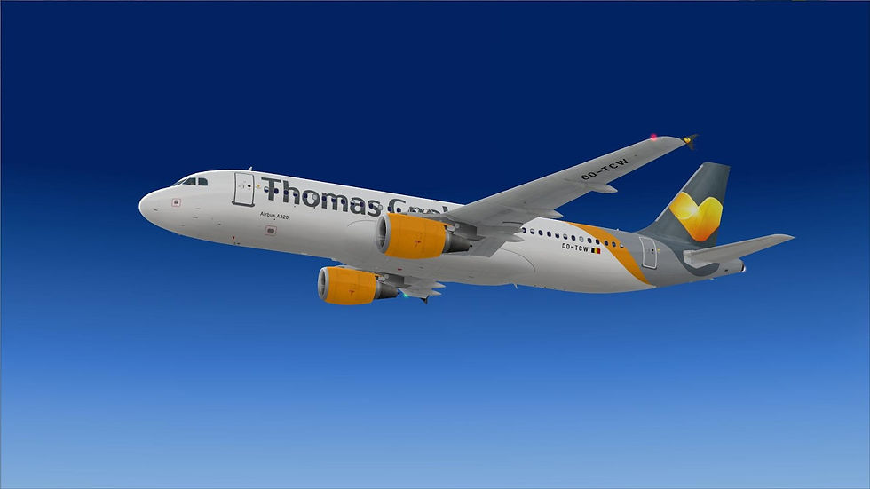 Pikkukuva: Thomas Cook Airlines Belgium Scale 1-200 model Airbus A320-200