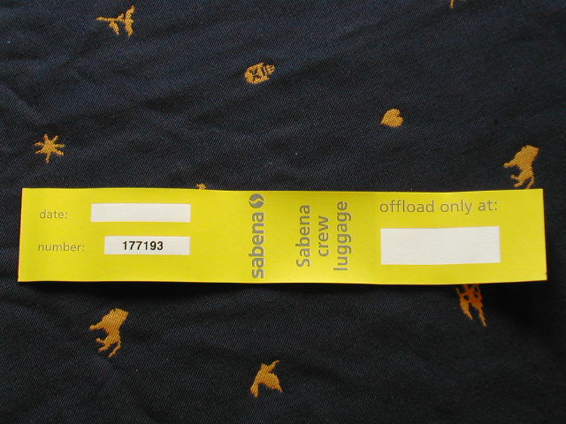 Sabena Label Crew Luggage #01 Free at first purchase