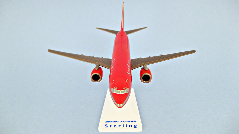 Μικρογραφία: Sterling European Scale 1-200 model Boeing B737-800 OY-SEI