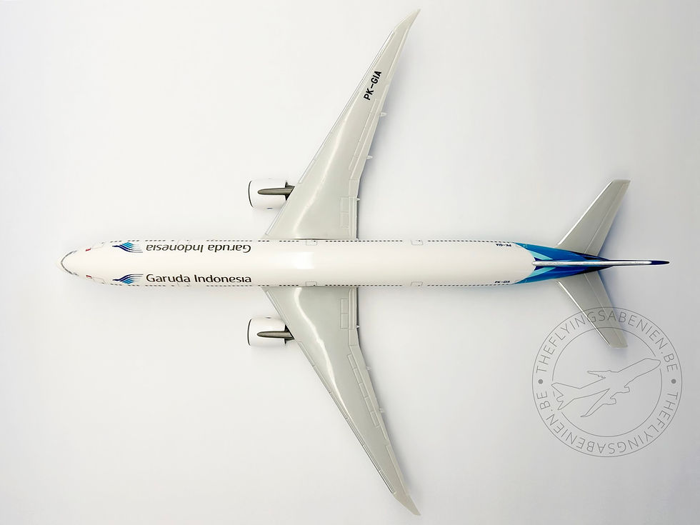 Miniatyrbild: Garuda Indonesia Scale 1-200 model Boeing B777-300ER PK-GIA