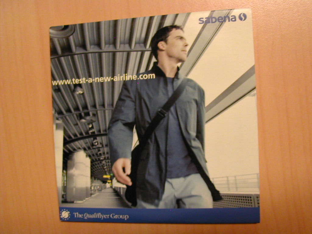 Sabena CD Qualiflyer - Test a new airline