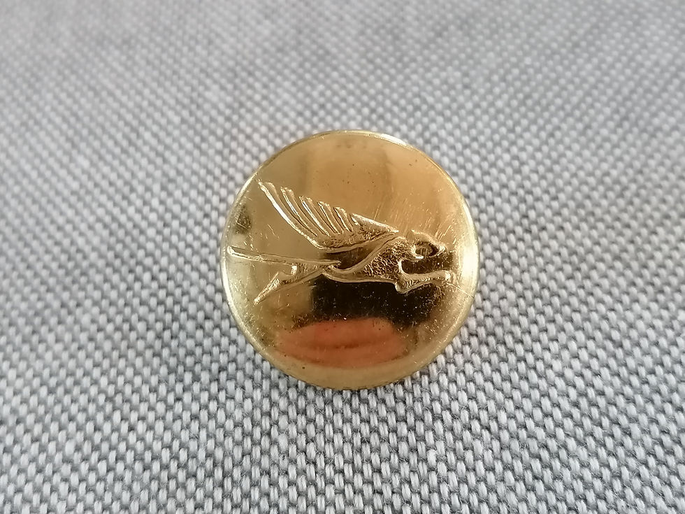 الصورة المصغرة: Air Zaïre Congo Costume Crew Buttons Flying Leopard Sabena