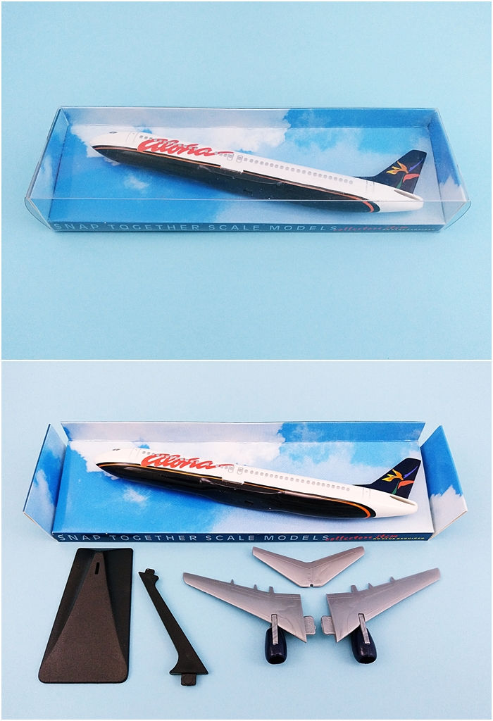 Miniatura: Aloha Airlines Scale 1-200 model Boeing B737-400 N401AL N402AL