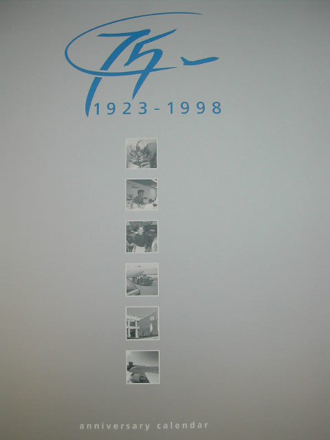 Miniatyrbild: Sabena Calendar 1998 - 75th Anniversary 1923-1998