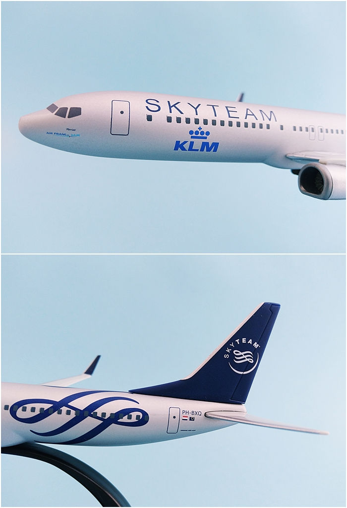 Miniature : KLM Royal Dutch Airlines Skyteam Scale 1-200 model Boeing B737-900 PH-BXO