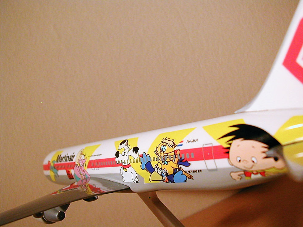 Thumbnail: Martinair Holland Scale 1-200 model Boeing B767-300ER #2 PH-MAH FOX KIDS Animati